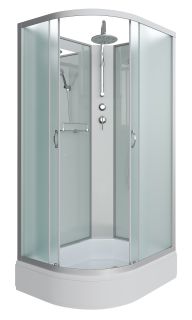 Душевая кабина Niagara NG-33394-14RBKT 130x90см серебро/матовое